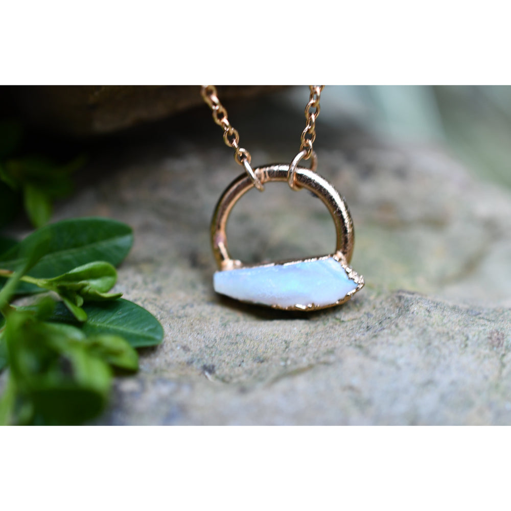 natural opal necklace