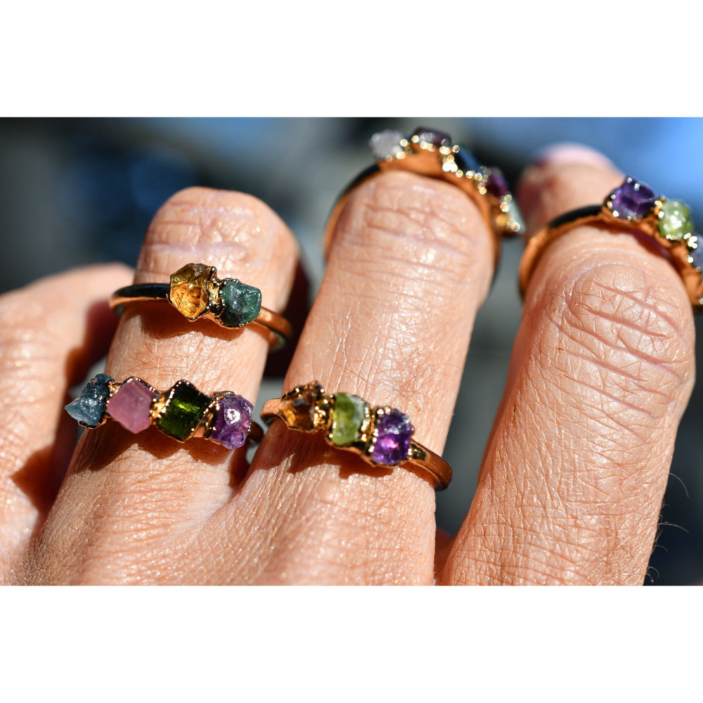 Dainty Birthstone Rings- Custom and Handmade