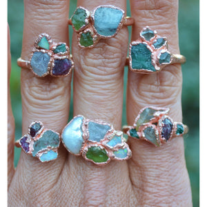 CUSTOM Birthstone Rings- One of A Kind