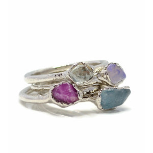 Stacking Birthstone Rings