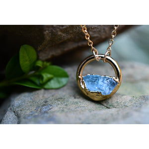 Aquamarine Necklace / March Birthstone