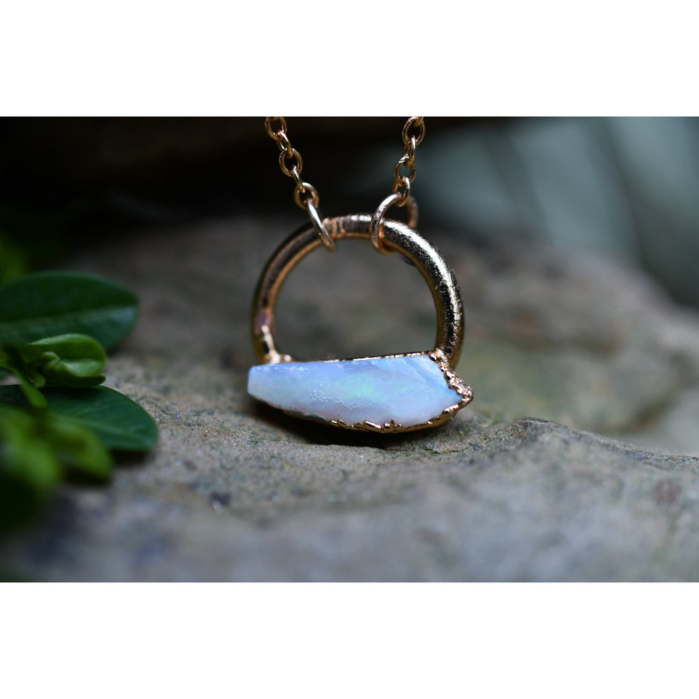 Opal Necklace / October Birthstone Necklace
