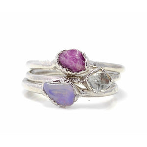 Stacking Birthstone Rings